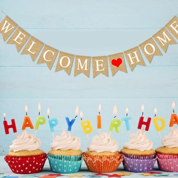 party decoration 1 set pull flag ceiling supplies outdoor welcome home burlap swallowtail po props banner
party decoration 1 set pull flag ceiling supplies outdoor welcome home burlap swallowtail po props banner