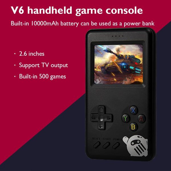 portable game players powkiddy v6 2.6 inch screen mini console pocket 10000mah handheld tv gaming video player built-in 500 games gifts
portable game players powkiddy v6 2.6 inch screen mini console pocket 10000mah handheld tv gaming video player built-in 500 games gifts