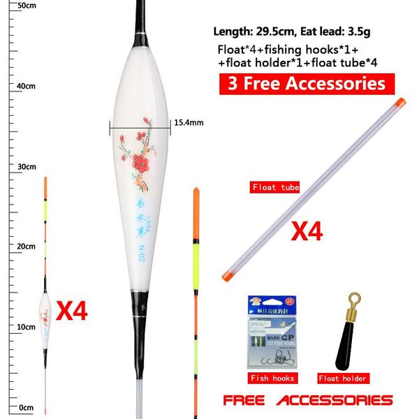 fishing accessories 4pcs/lot composite nano floats+4 float tubes+1 bag hooks lake river bobber thickness visuable buoy tools tackle
fishing accessories 4pcs/lot composite nano floats+4 float tubes+1 bag hooks lake river bobber thickness visuable buoy tools tackle