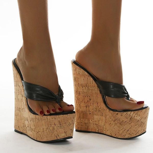 sandals women fashion slippers beautiful high heels 7.08 inches clip toe wedge (size 35-43), Black
sandals women fashion slippers beautiful high heels 7.08 inches clip toe wedge (size 35-43), Black