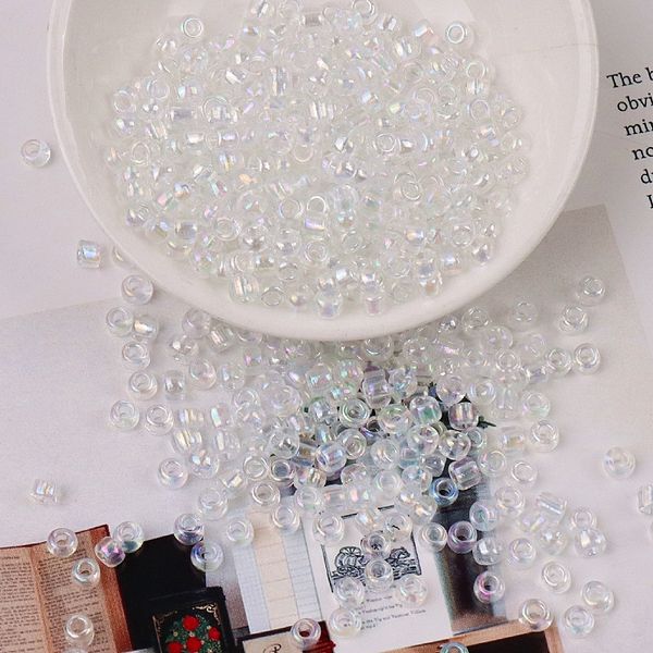 144pcs 3.6mm 6/0 ab transparent charm czech glass seed beads round spacer bead for diy bracelet necklace jewelry making crafts
144pcs 3.6mm 6/0 ab transparent charm czech glass seed beads round spacer bead for diy bracelet necklace jewelry making crafts