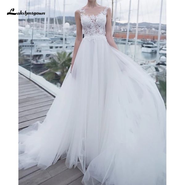 2021 new a-line wedding es scoop neck sweep/brush train polyester sleeveless country plus size with lace insert appliques 8sih, White
2021 new a-line wedding es scoop neck sweep/brush train polyester sleeveless country plus size with lace insert appliques 8sih, White