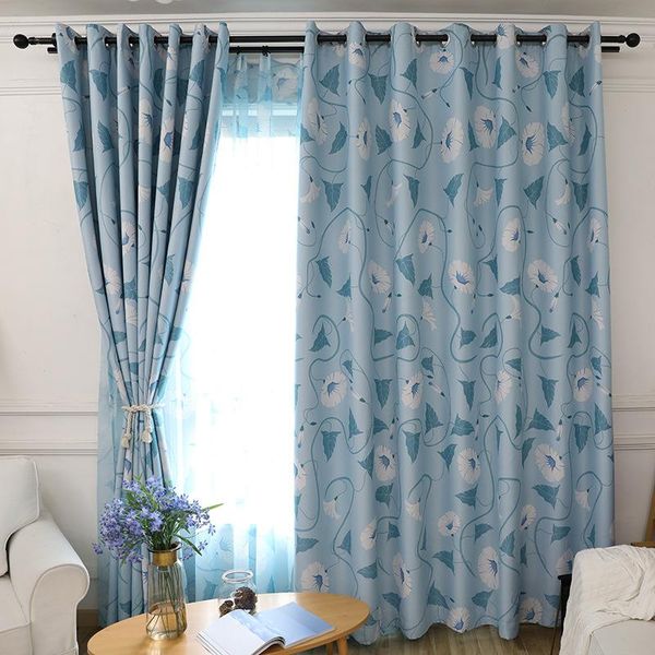 curtain & drapes korean cute modern minimalist pastoral style morning glory printed jacquard curtains blackout for living room bedroom
curtain & drapes korean cute modern minimalist pastoral style morning glory printed jacquard curtains blackout for living room bedroom