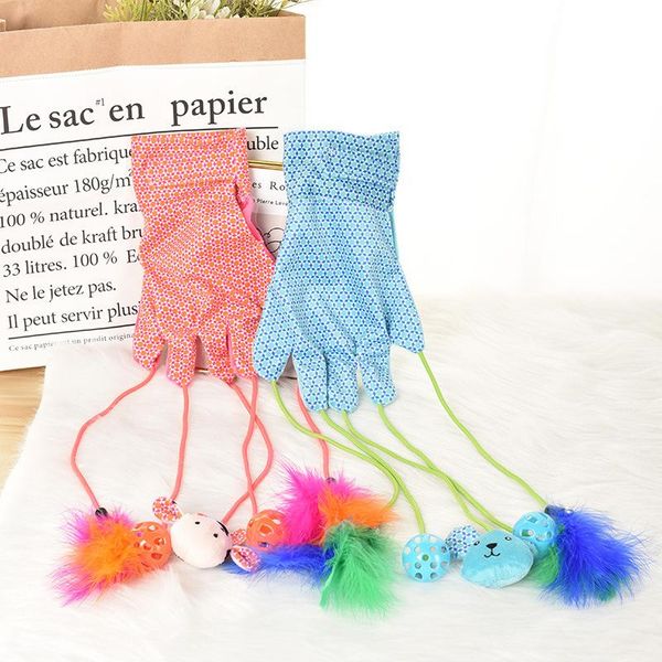cat toys funny glove toy colorful interactive with bell ball feather pet fun
cat toys funny glove toy colorful interactive with bell ball feather pet fun