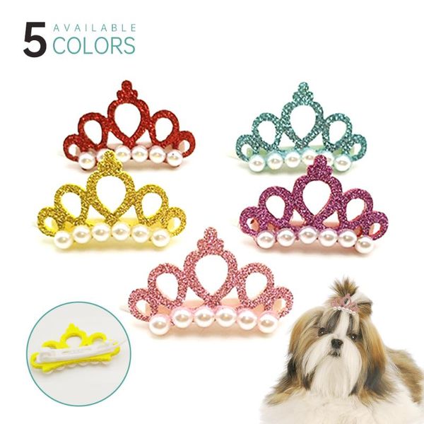 dogs accessoires faux pearl crown shape bows hair clips bow cute bow decoration hair clips grooming pet accessoires
dogs accessoires faux pearl crown shape bows hair clips bow cute bow decoration hair clips grooming pet accessoires