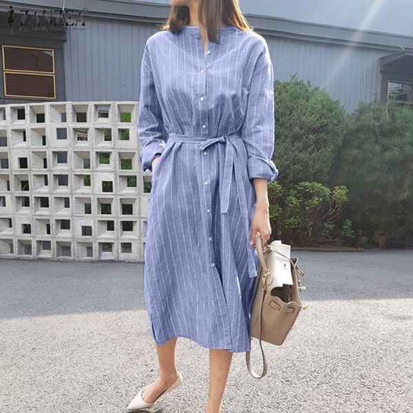casual dresses oversized holiday belted vestidos women long sleeve striped printed sundress elegant vintage o neck button kaftan, Black;gray
casual dresses oversized holiday belted vestidos women long sleeve striped printed sundress elegant vintage o neck button kaftan, Black;gray