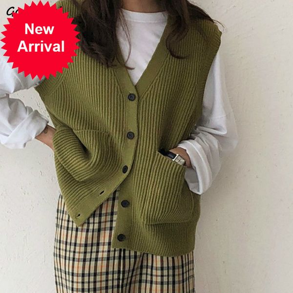 knitted sweater vest women soft stretchy simple basic daily v-neck solid open-stitch female street-wear vintage korean all-match, White;black
knitted sweater vest women soft stretchy simple basic daily v-neck solid open-stitch female street-wear vintage korean all-match, White;black