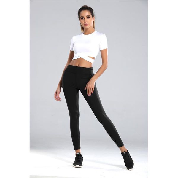 women's pants & capris women sport leggings stretchy sportswear gym slim phone pocket fitness running, Black;white 
women's pants & capris women sport leggings stretchy sportswear gym slim phone pocket fitness running, Black;white