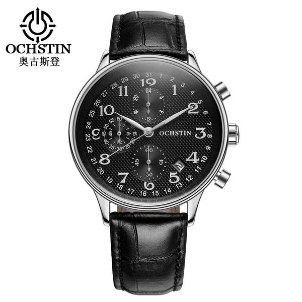 ochstin men chronograph watch men sport watch leather strap quartz-watch waterproof date men's wrist relogio masculino, Slivery;brown
ochstin men chronograph watch men sport watch leather strap quartz-watch waterproof date men's wrist relogio masculino, Slivery;brown