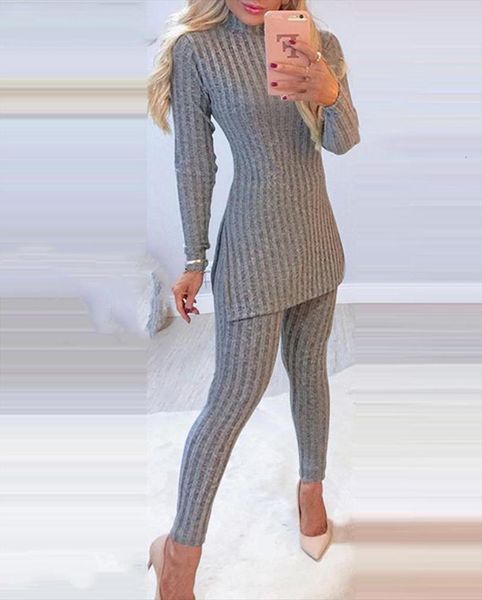 knitting sweater two piece spring women tracksuits suit running set sport crop long pant suits autumn outfits, Gray
knitting sweater two piece spring women tracksuits suit running set sport crop long pant suits autumn outfits, Gray