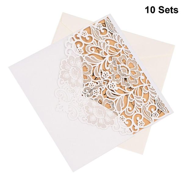 10 sets invitations romantic invitation cards envelopes for business wedding birthday party (d130) (white invitation+card+envelo
10 sets invitations romantic invitation cards envelopes for business wedding birthday party (d130) (white invitation+card+envelo