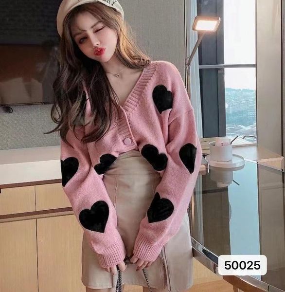 women's sweaters sweet style heart-shaped v-neck cropped cardigan loose long sleeve pink knitted sweater for women korean fashion cloth, White;black
women's sweaters sweet style heart-shaped v-neck cropped cardigan loose long sleeve pink knitted sweater for women korean fashion cloth, White;black