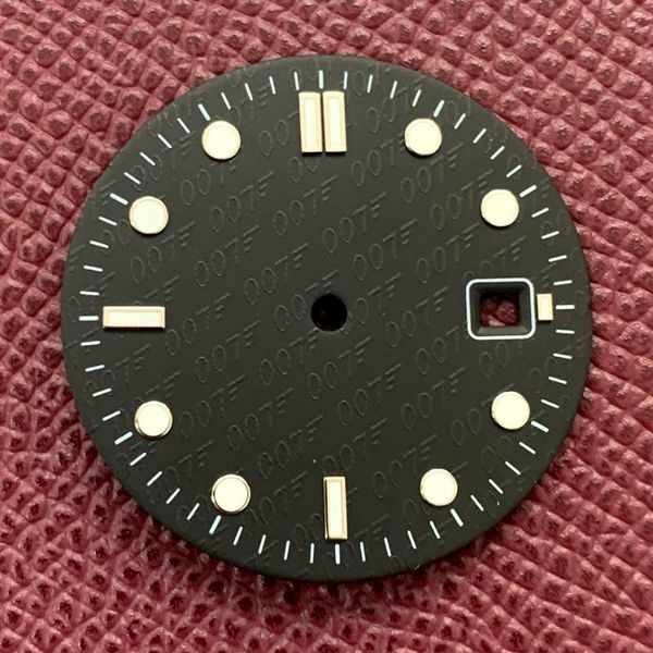 watch dial 007 31mm green luminous suitable for 8215/2813 movement