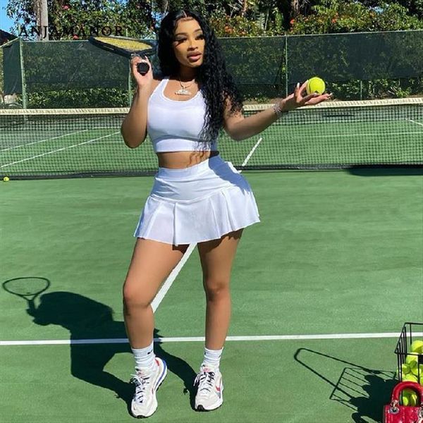 two piece set womens tracksuits crop and tennis mini skirts shorts white women dresses summer matching sets d24, Gray
two piece set womens tracksuits crop and tennis mini skirts shorts white women dresses summer matching sets d24, Gray