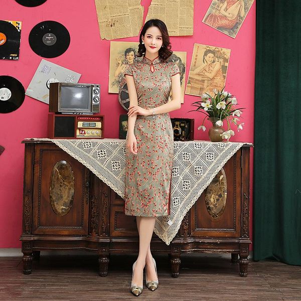 ethnic clothing women slim hollow out novelty qipao exquisite vintage button trim chinese dress summer short sleeve medium length cheon, Red
ethnic clothing women slim hollow out novelty qipao exquisite vintage button trim chinese dress summer short sleeve medium length cheon, Red