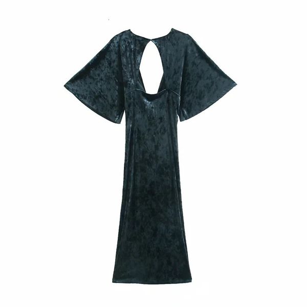 New Vintage 2021 Blue Velvet Midi Women Short Sleeve Backless Sexy Party Dress Woman Knot Slim Elegant Long Dresses Fgvy PHVL, Black;gray
New Vintage 2021 Blue Velvet Midi Women Short Sleeve Backless Sexy Party Dress Woman Knot Slim Elegant Long Dresses Fgvy PHVL, Black;gray