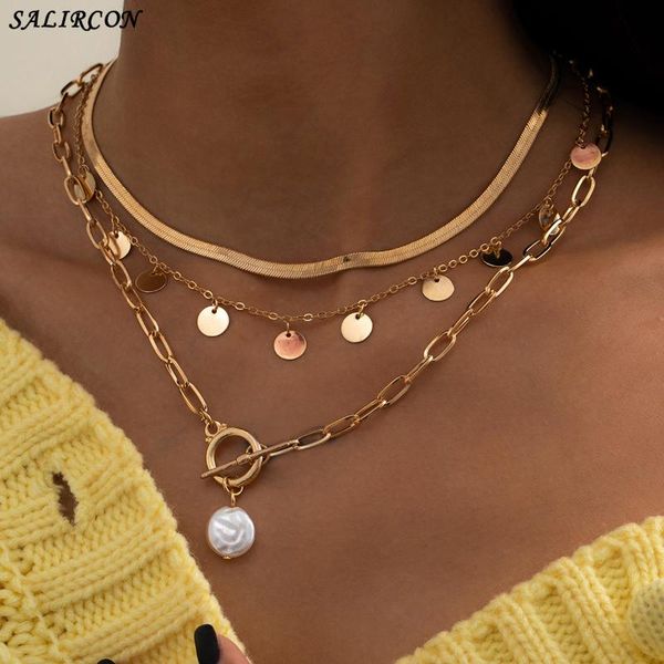 pendant necklaces vintage baroque pearl geometric round necklace for women goth snake chain fashion choker neck jewelry gift 2021, Silver
pendant necklaces vintage baroque pearl geometric round necklace for women goth snake chain fashion choker neck jewelry gift 2021, Silver