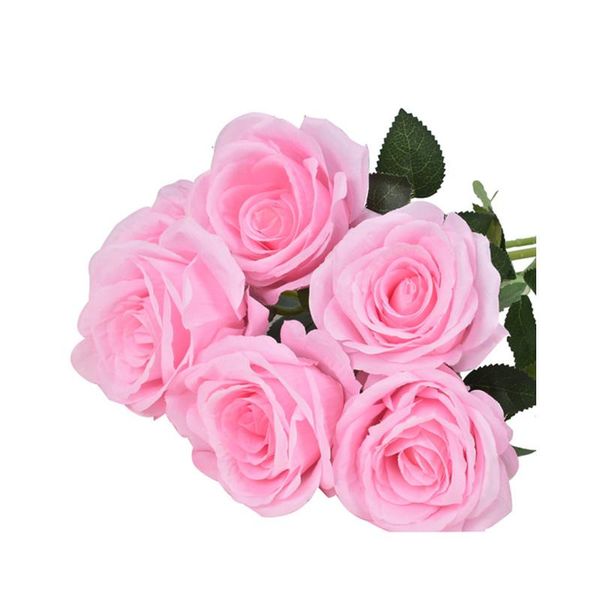 decorative flowers & wreaths 5pcs/ lot simulation rose silk flower wedding arrangement home decoration floral ornaments artificial wholesale
decorative flowers & wreaths 5pcs/ lot simulation rose silk flower wedding arrangement home decoration floral ornaments artificial wholesale