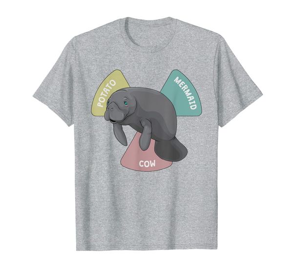 funny manatee mermaid chart floaty potato sea cow t-shirt, White;black
funny manatee mermaid chart floaty potato sea cow t-shirt, White;black