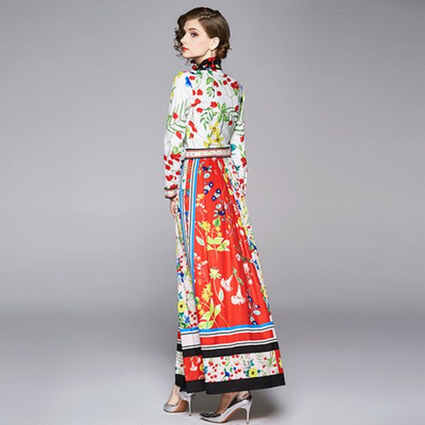 runway new fashion female size dressed vintage sleeve printing sleeves elegant bow gown maxi 4n6f, Black;gray
runway new fashion female size dressed vintage sleeve printing sleeves elegant bow gown maxi 4n6f, Black;gray