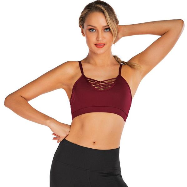 gym clothing fashion bandage hollow out vest tank running sports bra high impact active wear yoga fitness workout crop top, White;black
gym clothing fashion bandage hollow out vest tank running sports bra high impact active wear yoga fitness workout crop top, White;black