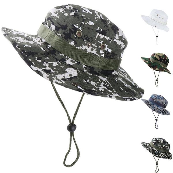 new fashion men's sun hat camouflage camping hiking bucket flap cap breathable nepalese outdoor fishing cycling wide brim hat, Black
new fashion men's sun hat camouflage camping hiking bucket flap cap breathable nepalese outdoor fishing cycling wide brim hat, Black
