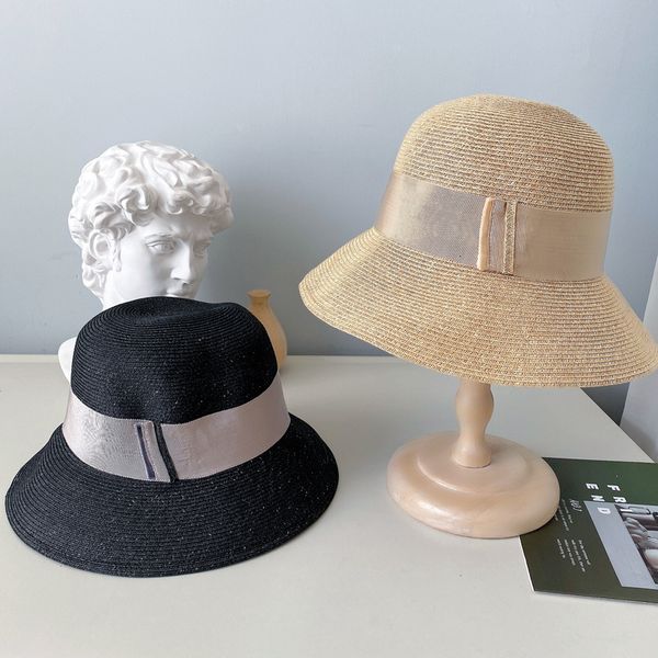 big hat temperament color fisherman's female spring summer beach sun proof straw simple ribbon basin seaside holiday, Blue;gray
big hat temperament color fisherman's female spring summer beach sun proof straw simple ribbon basin seaside holiday, Blue;gray