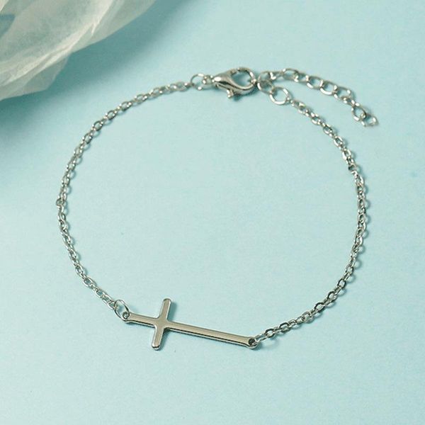 charm bracelets stainless steel bracelet for women silver color cross pulseira feminina lover's engagement jewelry, Golden;silver
charm bracelets stainless steel bracelet for women silver color cross pulseira feminina lover's engagement jewelry, Golden;silver