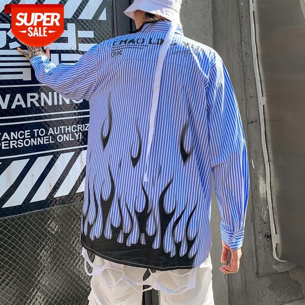 striped fire flame print long sleeve shirts mens autumn harajuku shirt hip hop streetwerar color block cotton loose shirts #s12g, White;black
striped fire flame print long sleeve shirts mens autumn harajuku shirt hip hop streetwerar color block cotton loose shirts #s12g, White;black