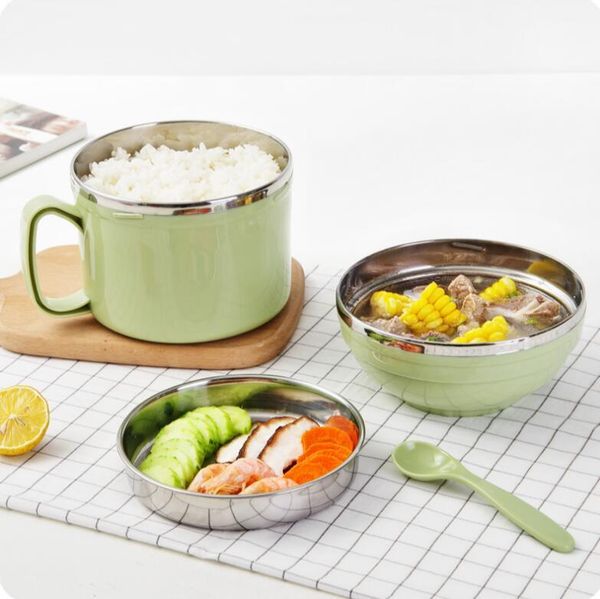 dinnerware sets 201 stainless steel lunch box for kids double lunchbox with lid bowl thickened bento container
dinnerware sets 201 stainless steel lunch box for kids double lunchbox with lid bowl thickened bento container