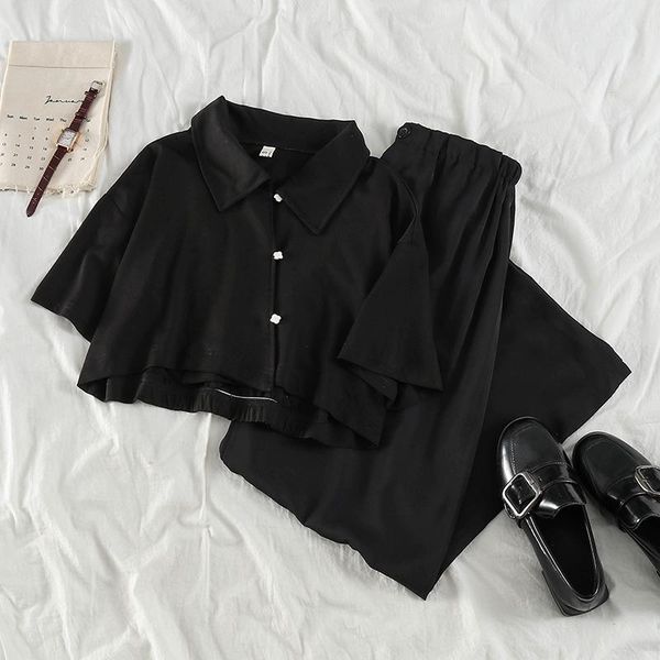 women's tracksuits summer short blazer and pants women 2 piece set korean suit sets style female outfits 2021, Gray
women's tracksuits summer short blazer and pants women 2 piece set korean suit sets style female outfits 2021, Gray