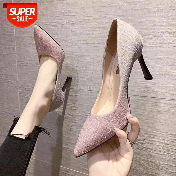 women's shoes new high-heeled stiletto pointed solid color fashion wild sequined cloth slip-on zapatos de vestir mujer #6o5t
women's shoes new high-heeled stiletto pointed solid color fashion wild sequined cloth slip-on zapatos de vestir mujer #6o5t