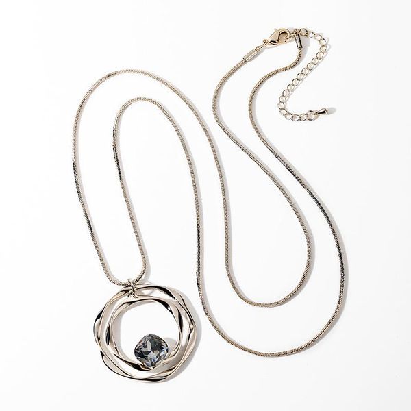 pendant necklaces long elegant necklace women geometric fashion and simplicity necessities for matching clothes, Silver
pendant necklaces long elegant necklace women geometric fashion and simplicity necessities for matching clothes, Silver