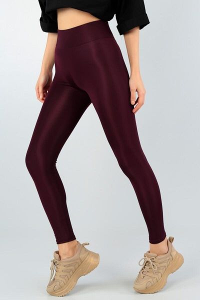 women's leggings damson color high waist minimizing tights 9637, Black 
women's leggings damson color high waist minimizing tights 9637, Black