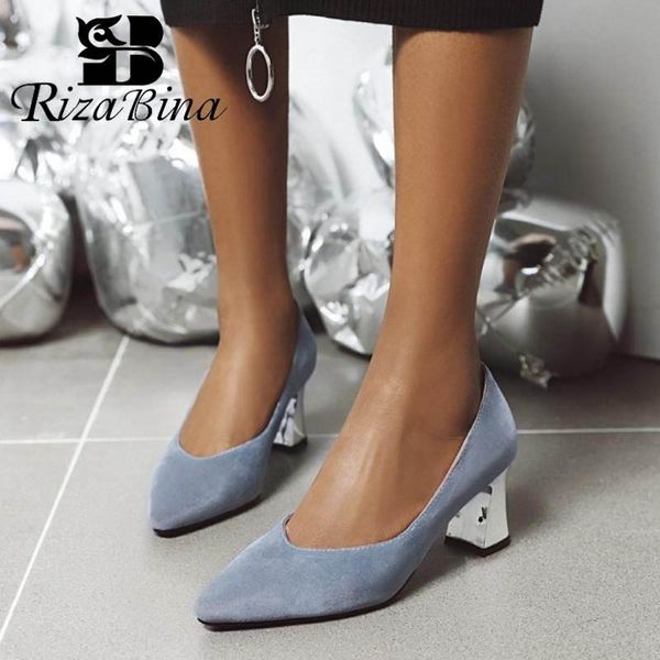 dress shoes rizabina plus size 31-47 office ladies pumps fashion flock pointed toe high heel women spring wedding party footwear, Black
dress shoes rizabina plus size 31-47 office ladies pumps fashion flock pointed toe high heel women spring wedding party footwear, Black