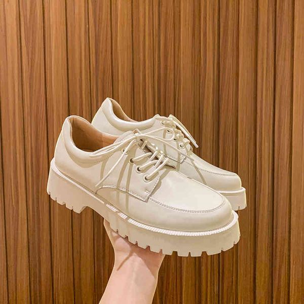 dress shoes women genuine leather spring british style white 's loafers round toe casual platform 9wro, Black
dress shoes women genuine leather spring british style white 's loafers round toe casual platform 9wro, Black