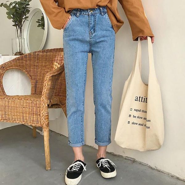 women's jeans 2021 autumn and winter korean high waist simple black blue casual pants straight slim loose boyfriend mom denim
women's jeans 2021 autumn and winter korean high waist simple black blue casual pants straight slim loose boyfriend mom denim