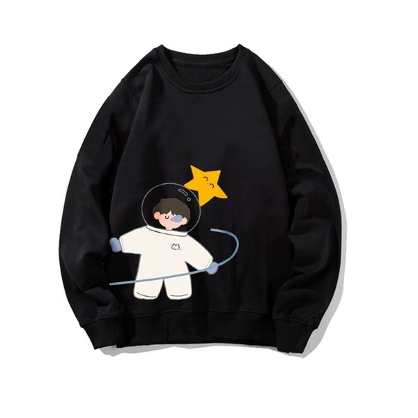 oversized women sweatshirt kawaii cotton hoodies astronaut print hoody couple hooded o-neck full sleeve pullovers clothes 210809, Black
oversized women sweatshirt kawaii cotton hoodies astronaut print hoody couple hooded o-neck full sleeve pullovers clothes 210809, Black