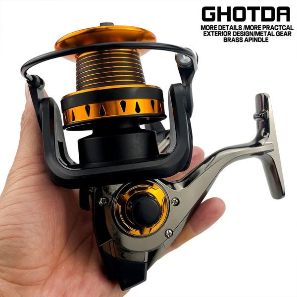 metal fishing reel strong drag spinning reel carp carretilha de pesca molinete olta makaralar reels trolling accesorios mar
metal fishing reel strong drag spinning reel carp carretilha de pesca molinete olta makaralar reels trolling accesorios mar