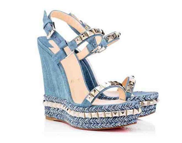 famous designs women's sandal shoes red bottom wedge cataclou sandals patent leather ladies studded heels ankle strap pumps party dress, Black
famous designs women's sandal shoes red bottom wedge cataclou sandals patent leather ladies studded heels ankle strap pumps party dress, Black