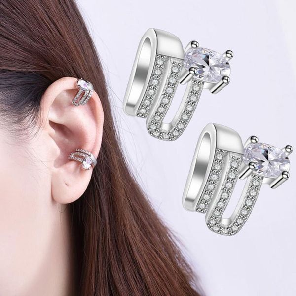 clip-on & screw back 1pcs luxuly crystal geometric ear cuff earrings for women gold silver plated 3 rows rhinestone clip without piercing
clip-on & screw back 1pcs luxuly crystal geometric ear cuff earrings for women gold silver plated 3 rows rhinestone clip without piercing