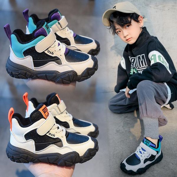 sneakers boys' casual sports shoes 2021 autumn and winter fashion children's high-help daddy anti-collision girl's tide, Black;red
sneakers boys' casual sports shoes 2021 autumn and winter fashion children's high-help daddy anti-collision girl's tide, Black;red