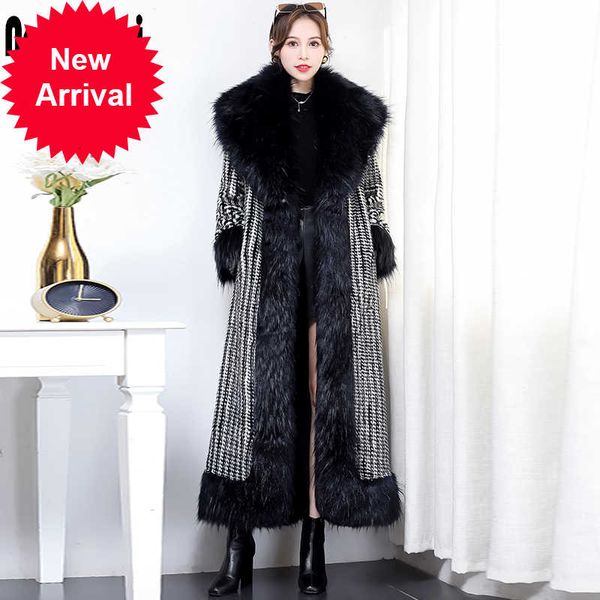 nerazzurri extra long warm colorful faux coat with fox fur trim 5xl 6xl plus size for women fashion winter fluffy overcoat, Black
nerazzurri extra long warm colorful faux coat with fox fur trim 5xl 6xl plus size for women fashion winter fluffy overcoat, Black