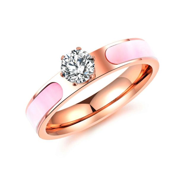 ring for women bling 4mm stones elegant temperament wedding band female jewelry for lover, Silver
ring for women bling 4mm stones elegant temperament wedding band female jewelry for lover, Silver