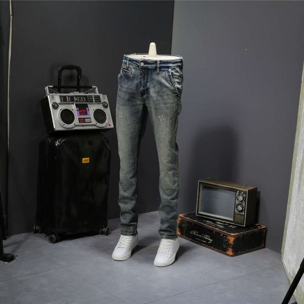autumn and winter jeans slim little feet nostalgic youth versatile long pants men's handsome old leisurewinter, Blue
autumn and winter jeans slim little feet nostalgic youth versatile long pants men's handsome old leisurewinter, Blue