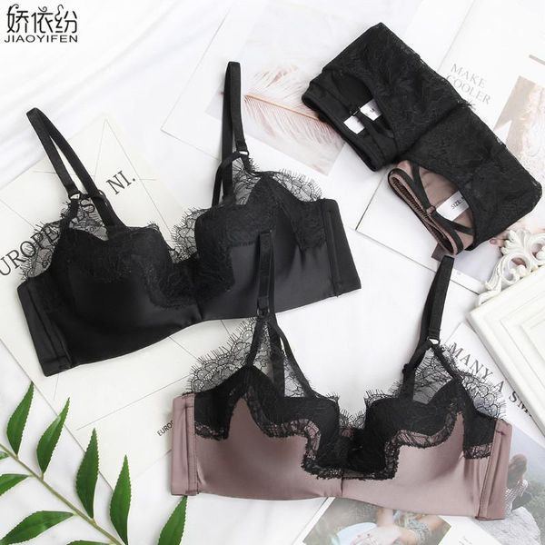 bras sets europe women underwear eyelash lace embroidery push up bra set deep v thin bralette hollow cross straps lingerie, Red;black
bras sets europe women underwear eyelash lace embroidery push up bra set deep v thin bralette hollow cross straps lingerie, Red;black