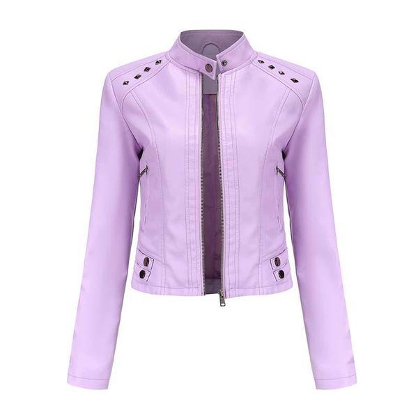 women's leather & faux autumn short coat women clothes jacket stand collar long sleeve rivet zipper motorcycle jackets lady casual outw, Black
women's leather & faux autumn short coat women clothes jacket stand collar long sleeve rivet zipper motorcycle jackets lady casual outw, Black