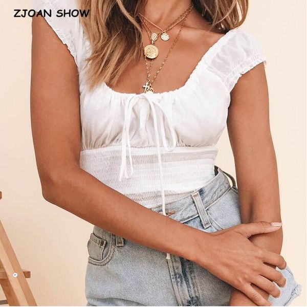 women's tanks & camis 2021 elegant tie up front tank women summer ruched elastic crop streetwear white tube tees
women's tanks & camis 2021 elegant tie up front tank women summer ruched elastic crop streetwear white tube tees