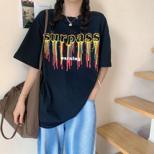 women's t-shirt t-shirts japanese kawaii ladies ulzzang retro loose letter ins tshirt female korean harajuku clothes for women, White
women's t-shirt t-shirts japanese kawaii ladies ulzzang retro loose letter ins tshirt female korean harajuku clothes for women, White
