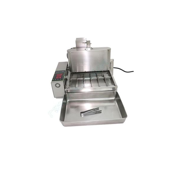 latest catering equipment 6 row mini automatic donut machine for snack shop use
latest catering equipment 6 row mini automatic donut machine for snack shop use